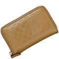 Gucci Coin Case Pouch Micro Guccissima Patent Leather Beige GG Zipper