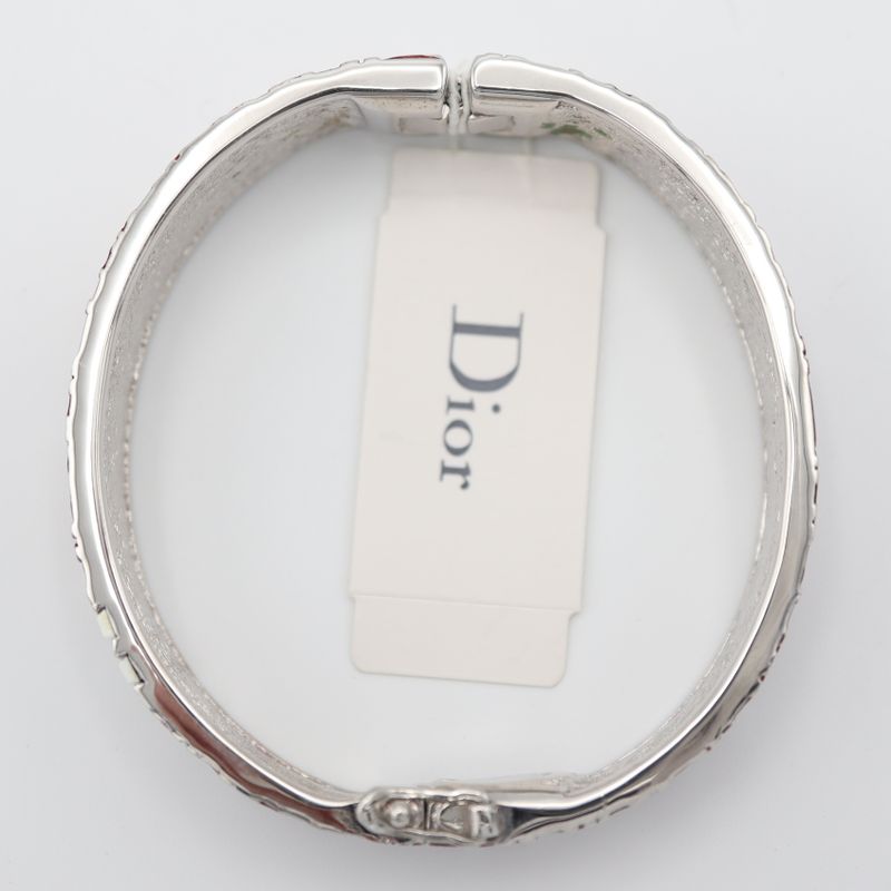 Christian Dior Bangle Trotter Bracelet Accessory Red H1481 — view 4