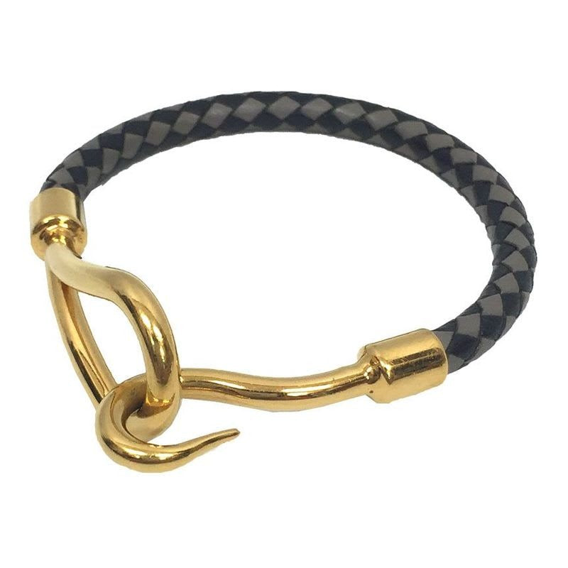 Hermes Jumbo Bracelet Braided Leather