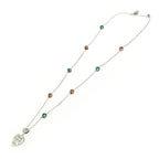 Gucci Silver Colored Stone Blinds for Love Necklace 10.5 g 925 Engraved — view 2