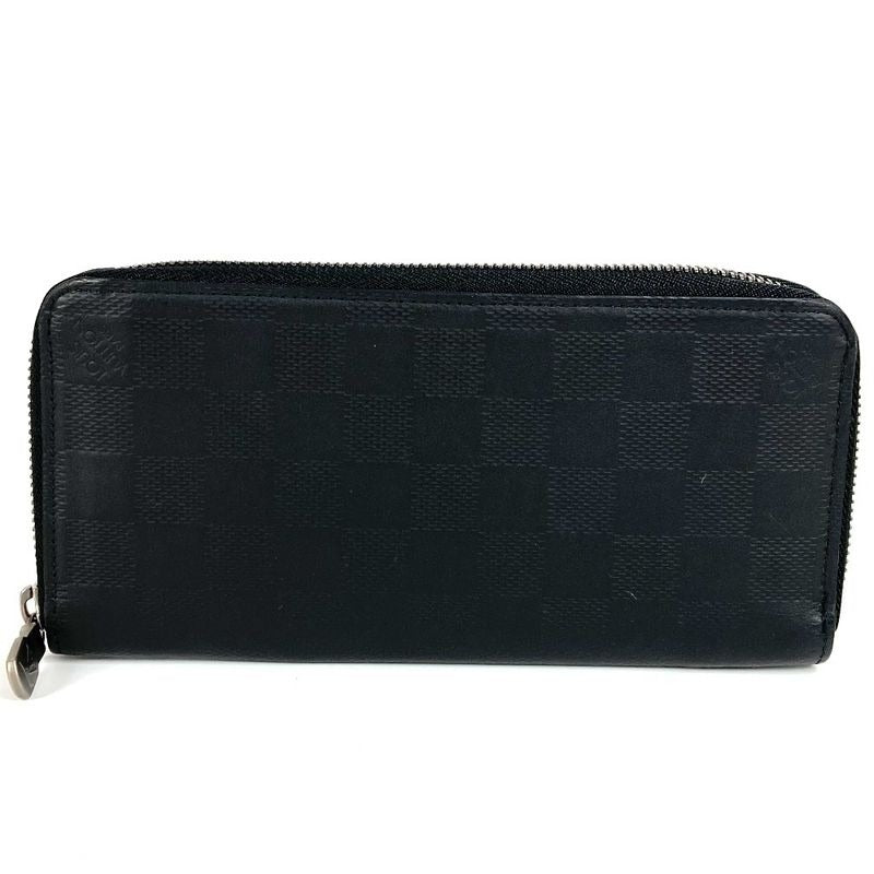 Louis Vuitton Long Wallet Zippy Vertical Damier Infini Leather