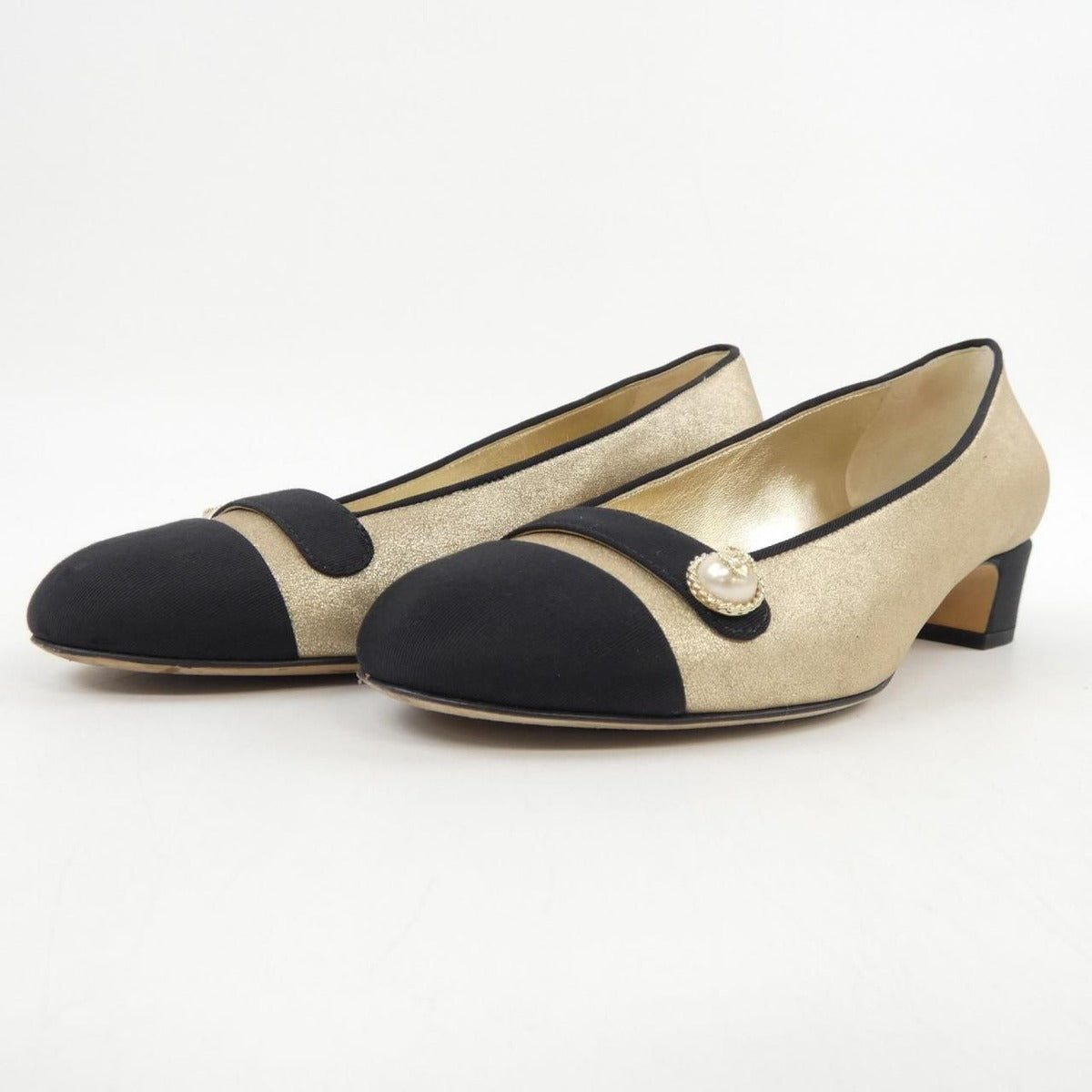 Chanel Size 37.5 Black Shoes — view 3