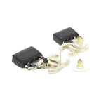 Chanel Earrings Black — view 3