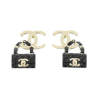 Chanel Earrings Black