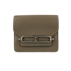 Hermes Coin Case Roulis Slim Etoupe Chevrumizol Silver