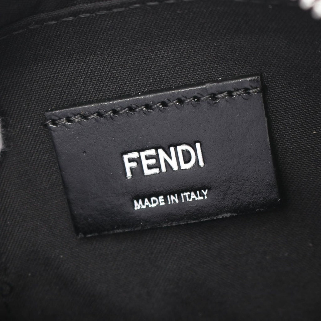 Fendi Shoulder Bag Diagonal Camera Case Zucca Black Leather — view 4