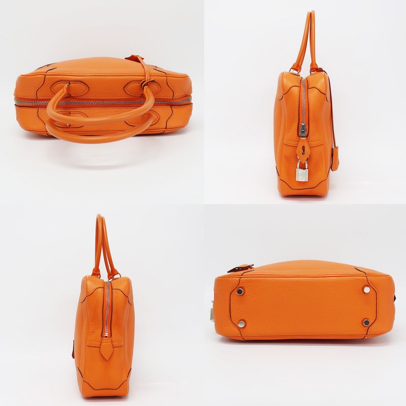 Hermes Omnibus Handbag Orange H Stamp Manufactured Around 2004 — view 4