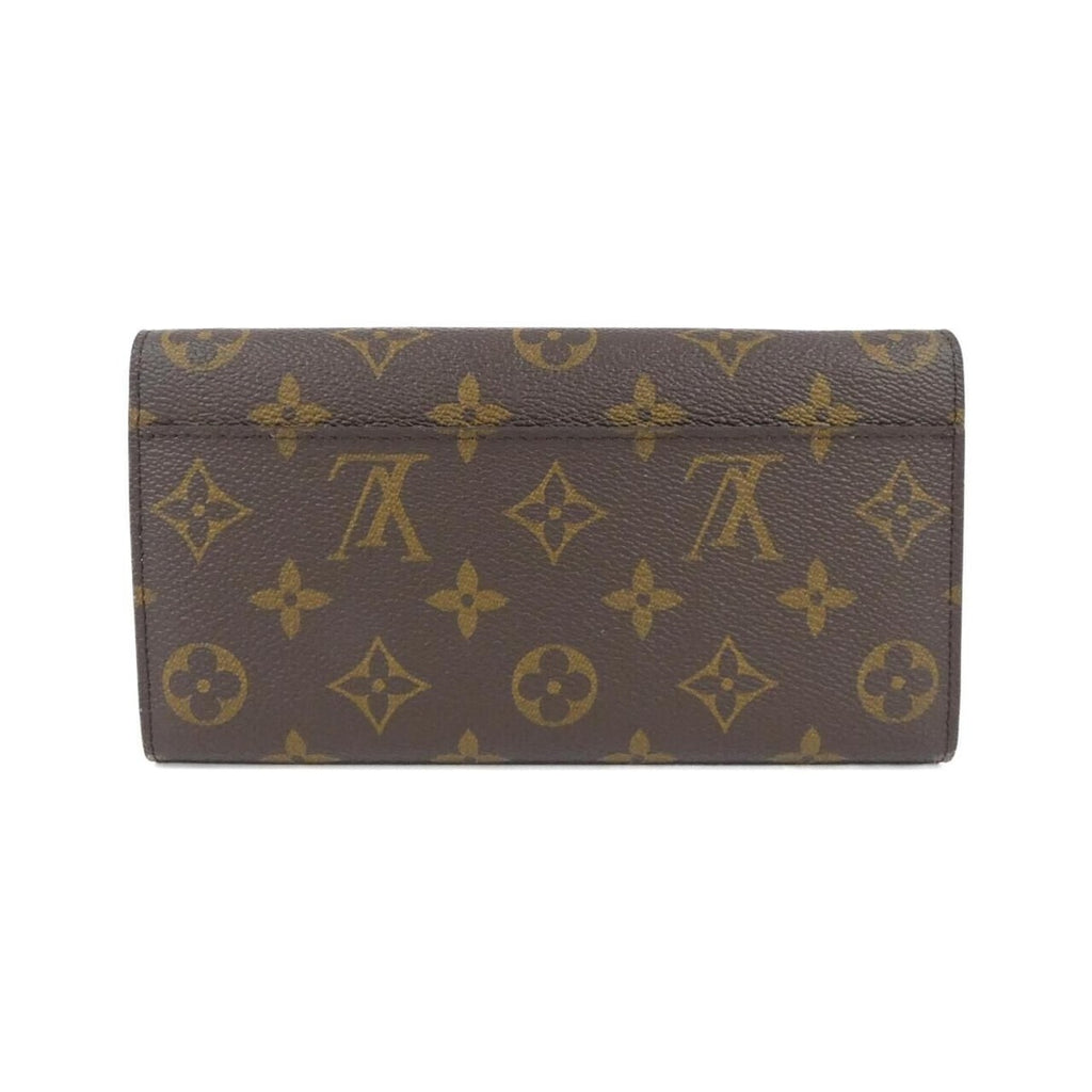 Louis Vuitton Monogram Portefeuille Sarah Wallet Brown Marron — view 2