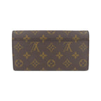 Louis Vuitton Monogram Portefeuille Sarah Wallet Brown Marron — view 2