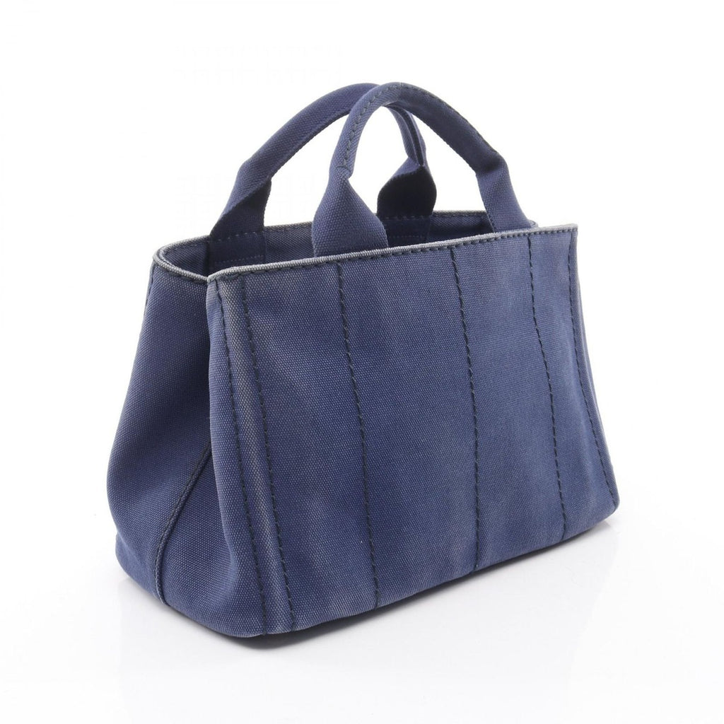 Prada Tote Canapa Navy Canvas — view 2