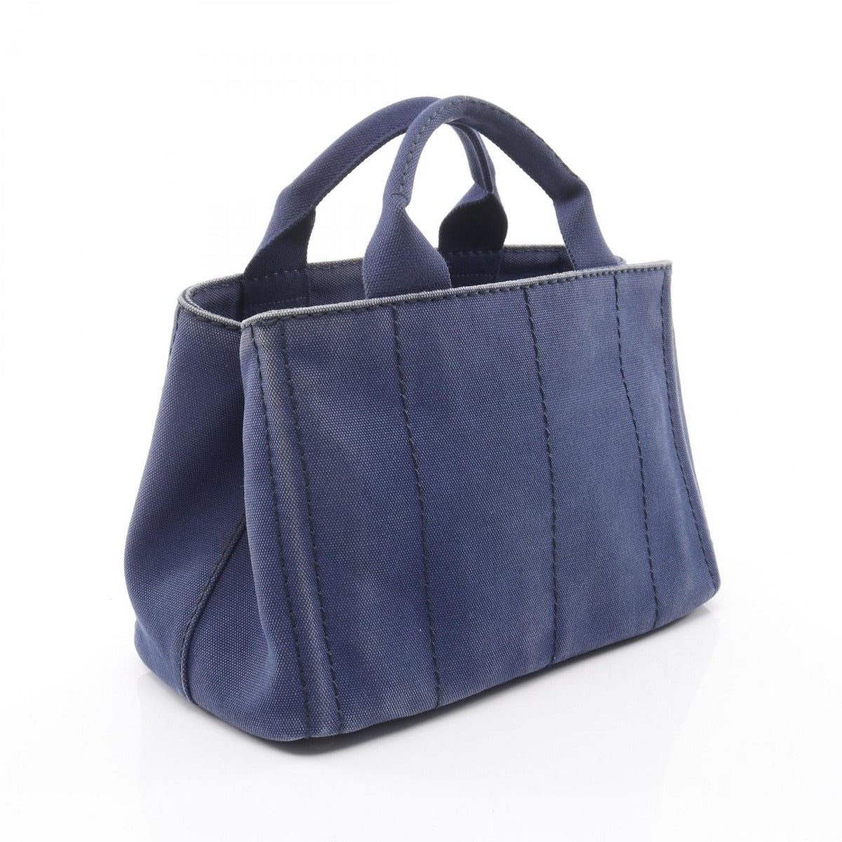 Prada Tote Canapa Navy Canvas — view 2