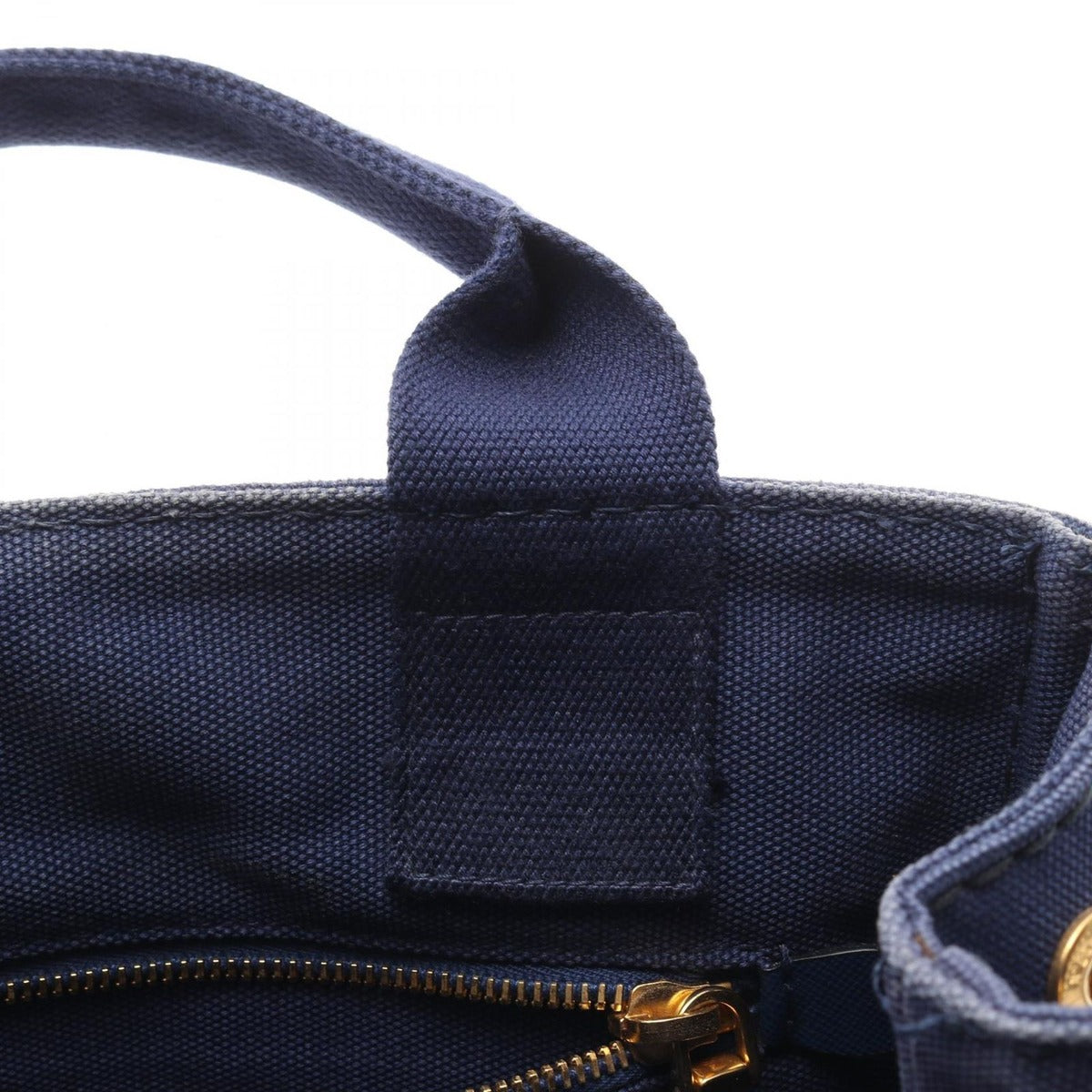 Prada Tote Canapa Navy Canvas — view 8