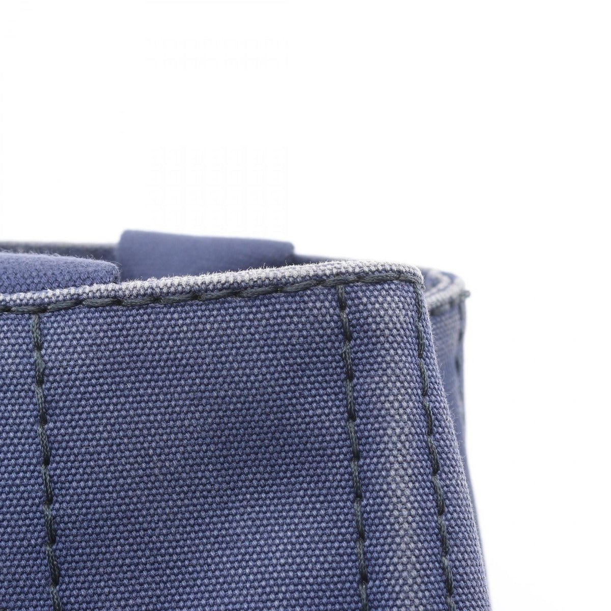 Prada Tote Canapa Navy Canvas — view 9