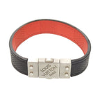 Louis Vuitton Reversible Damier Infini Black Red Bracelet 1228