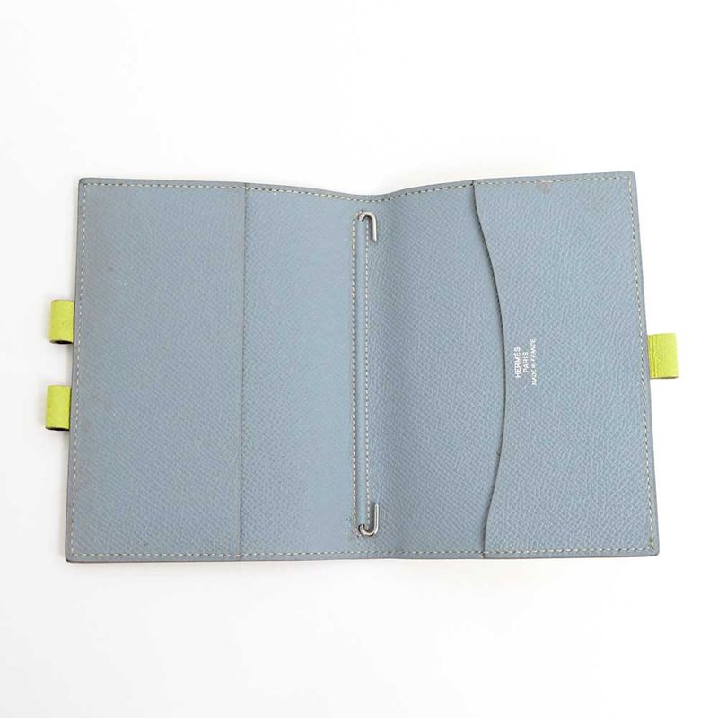 Hermes Agenda PM Yellow Series Gray Epson Notebook Cover — view 6