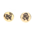 Hermes Earrings Horn GP — view 2