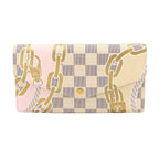 Louis Vuitton Damier Azur Nautical Portefeuille Sarah NM Bifold Wallet