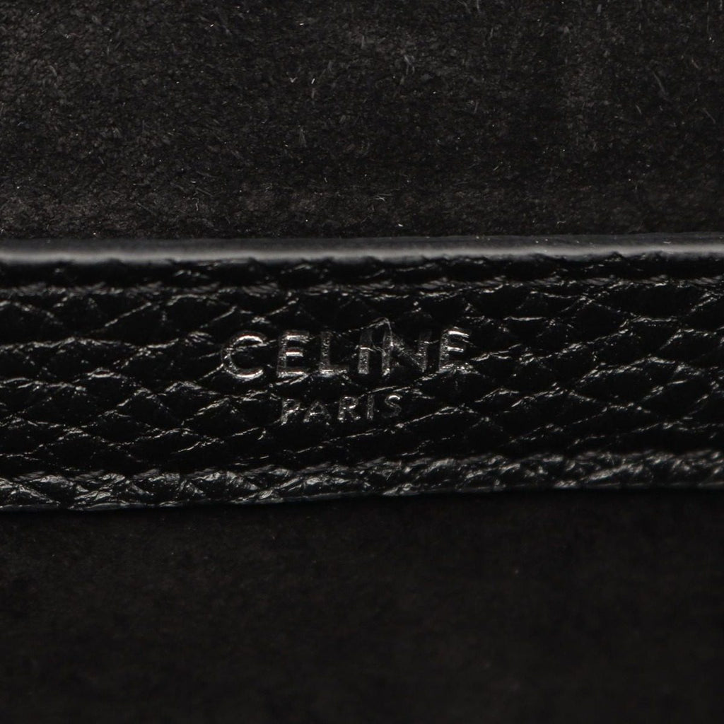 Celine Backpack Folco Large Black Leather — view 4