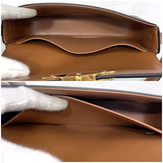 Celine Semishoulder Bag Claude Brown Triomphe — view 8