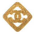 Chanel Coco Mark GP Gold Brooch 0159