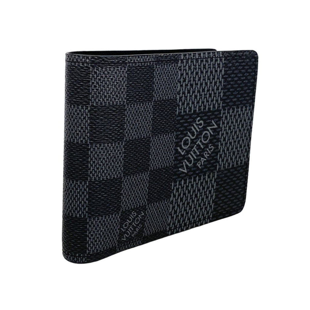 Louis Vuitton Billfold Damier Graphite Portefeuille Multiple Black Wallet — view 2
