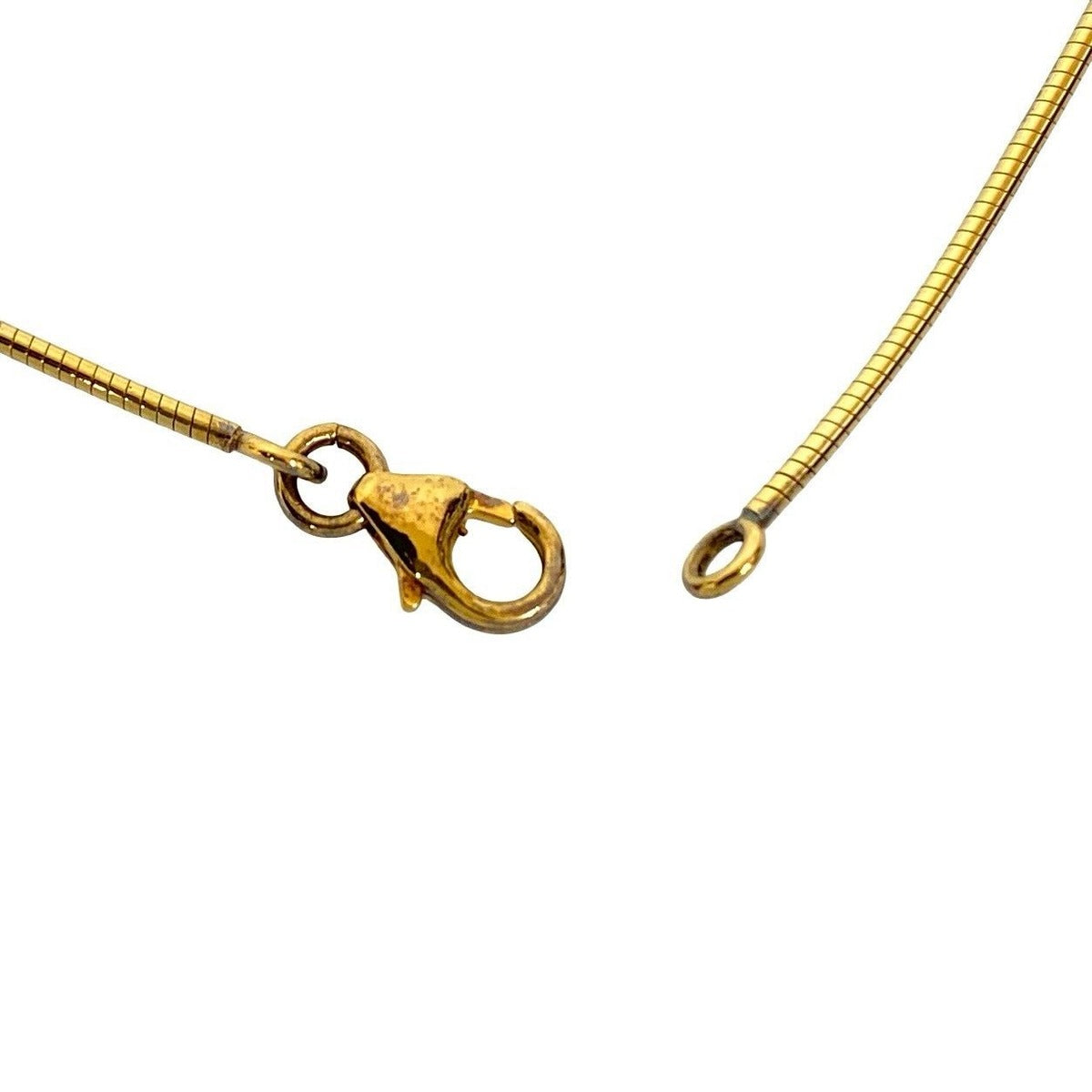 Hermes Pop Motif Necklace Pendant Choker Gold Black — view 3