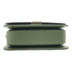 Loewe Goya Anagram Logo Leather Small Shoulder Bag Green — view 7