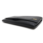 Gucci Long Wallet Women Leather Black Interlocking Continental — view 3