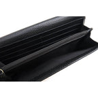 Gucci Long Wallet Women Leather Black Interlocking Continental — view 7