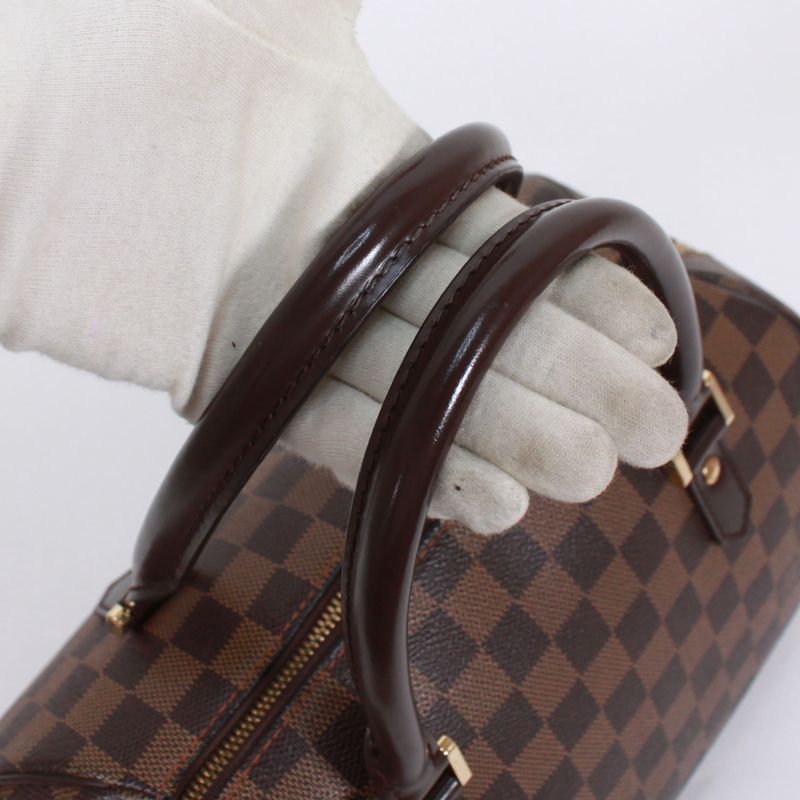 Louis Vuitton Rivera MM Damier Ebene Leather Brown Handbag — view 7