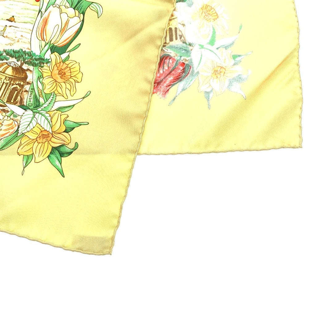 Hermes Silk Scarf Carre 90 au Pays de Cocagne in Paradise — view 4