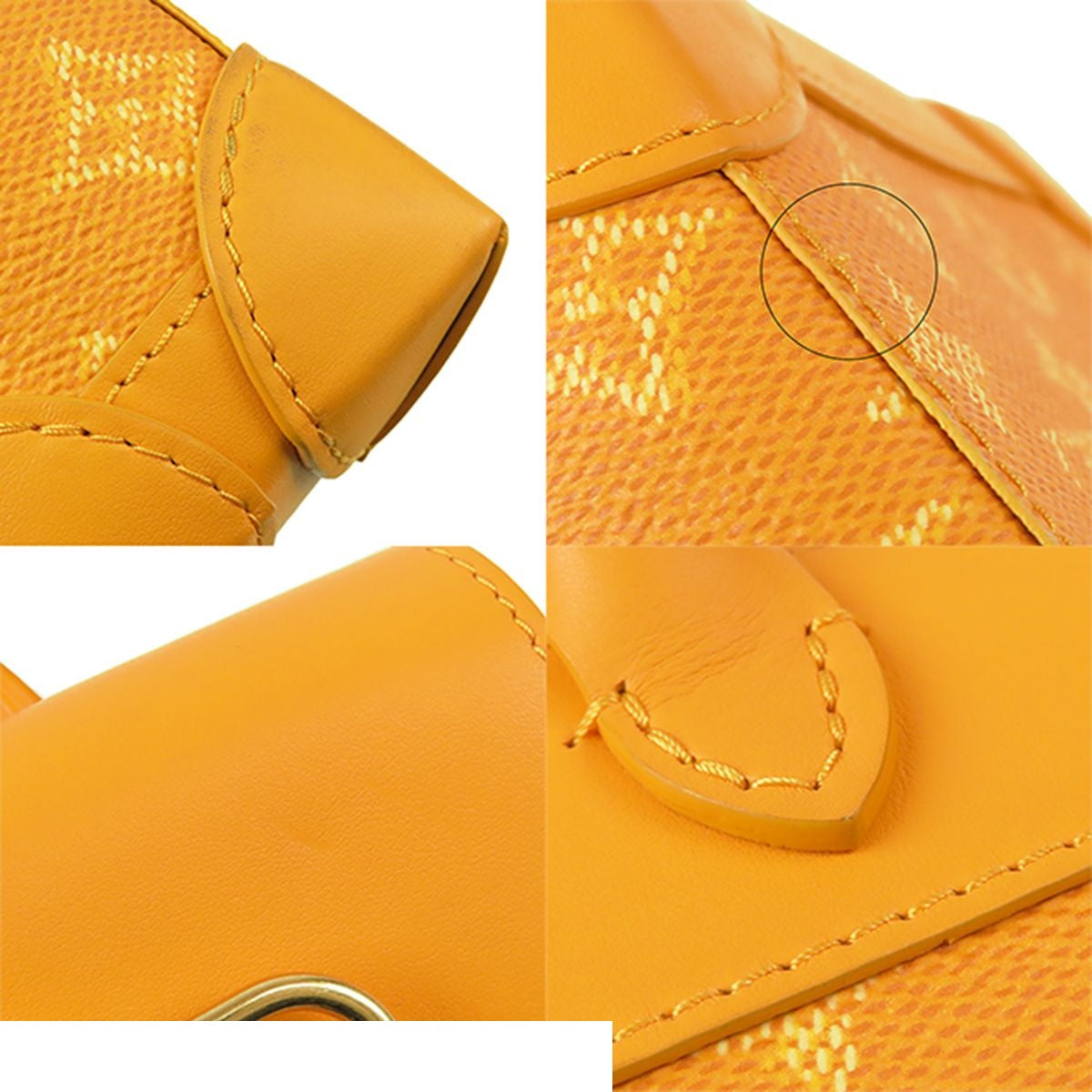 Louis Vuitton Nano Steamer Yellow Monogram Heritage 2-Way Shoulder Bag — view 7