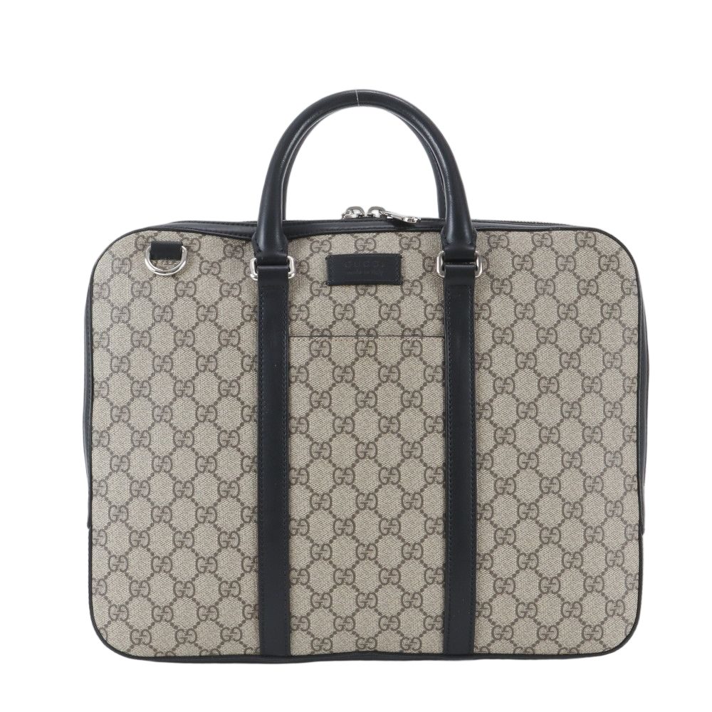 Gucci GG Supreme Leather Business Document Tote