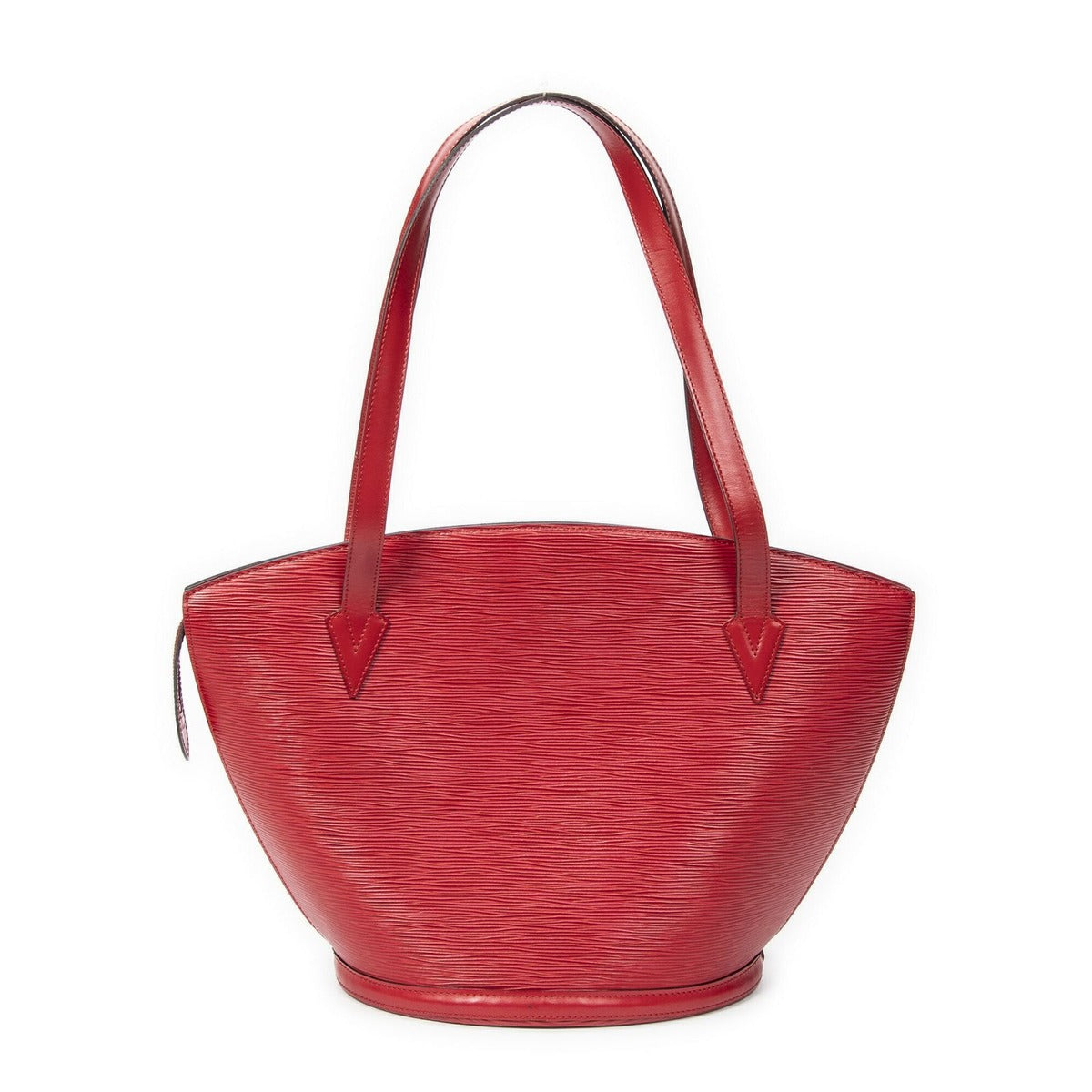 Louis Vuitton Saint Jacques Shopping Red Epi — view 5