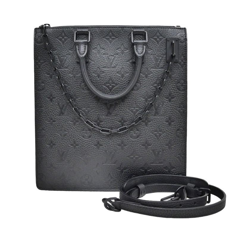 Louis Vuitton Sac Plat Messenger Tote Bag Hand Shoulder Taurillon — view 2