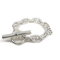 Hermes Bracelet Chaine D'ancre MM 13 Frames Links AG 925 Silver
