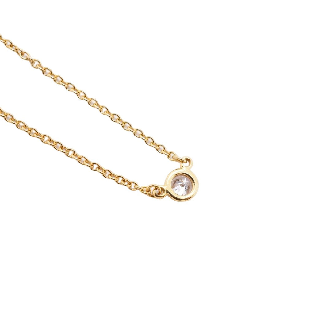 Tiffany & Co Necklace by the Yard 18k Yellow Gold Diamond — view 2