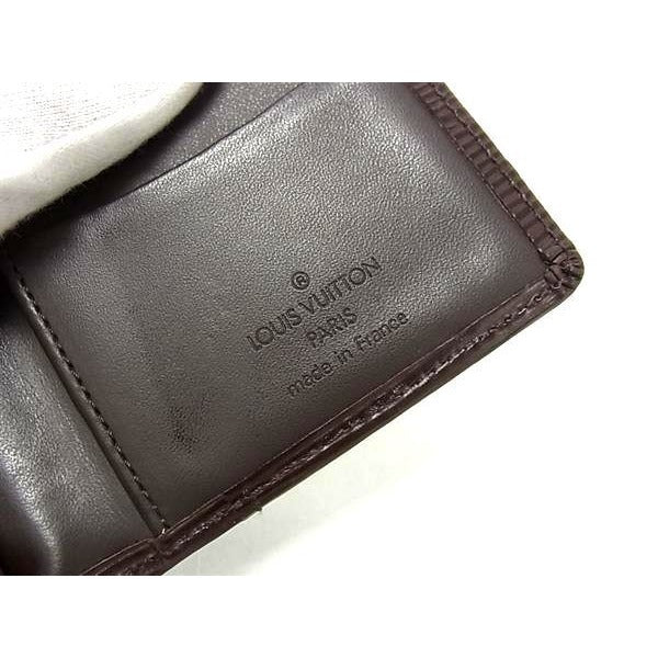 Louis Vuitton Card Case Organizer De Poche M6358 D Mocha Epi — view 2