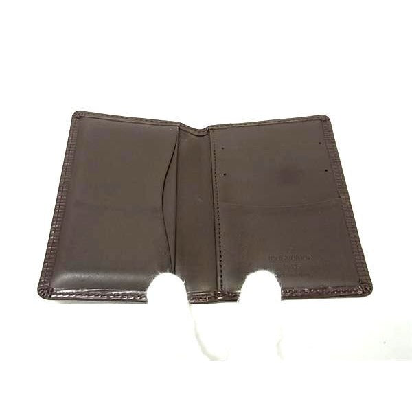 Louis Vuitton Card Case Organizer De Poche M6358 D Mocha Epi — view 4
