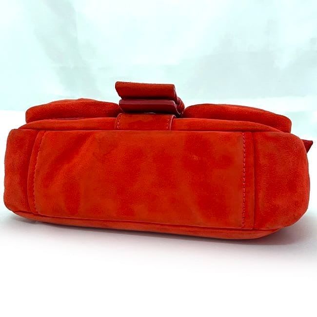 Prada Bag Orange Suede — view 5