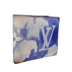 Louis Vuitton Billfold Monogram Water Color Portefeuille Multiple Blue Wallet — view 2