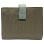 Celine Wallet Fold Compact Mini Logo Leather Gray — view 2