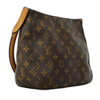 Louis Vuitton Shoulder Bag Monogram Looping MM Brown — view 2