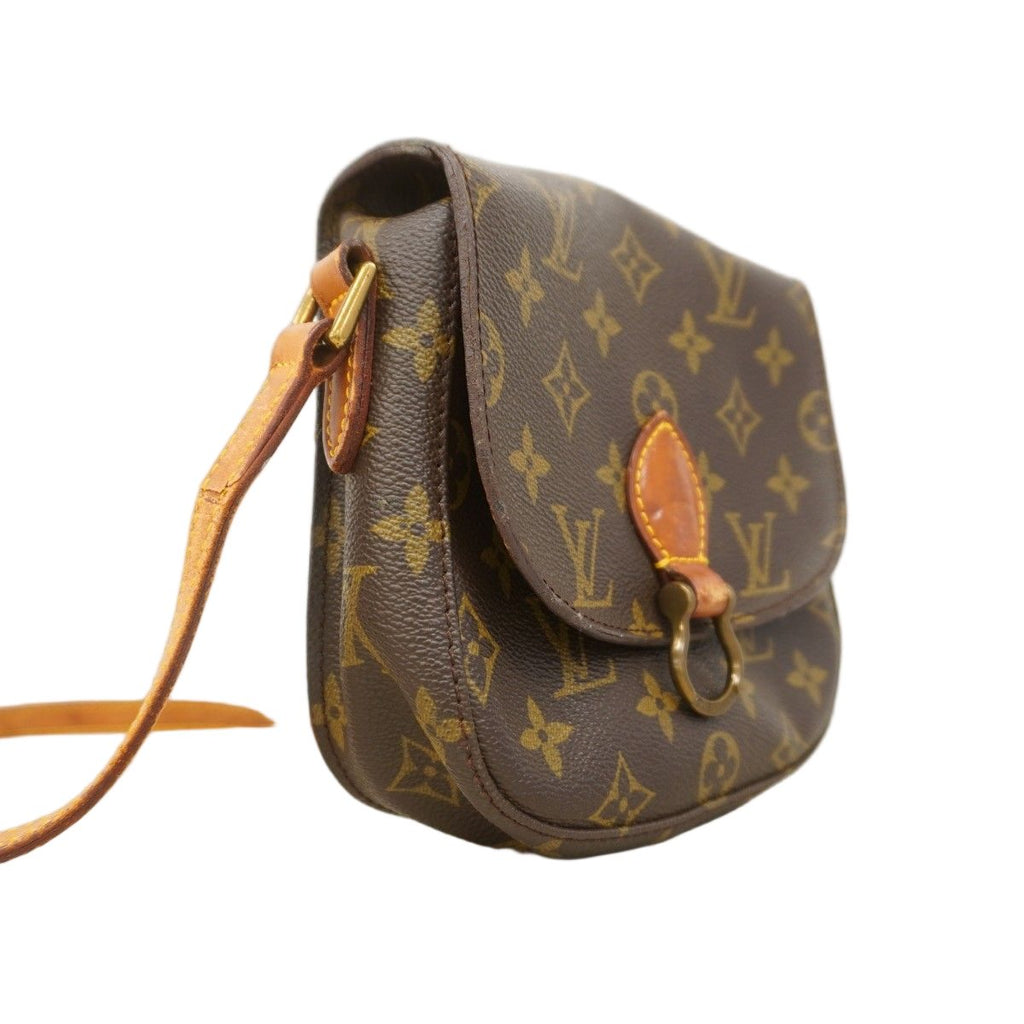 Louis Vuitton Shoulder Bag Monogram Mini Saint Cloud Brown — view 2