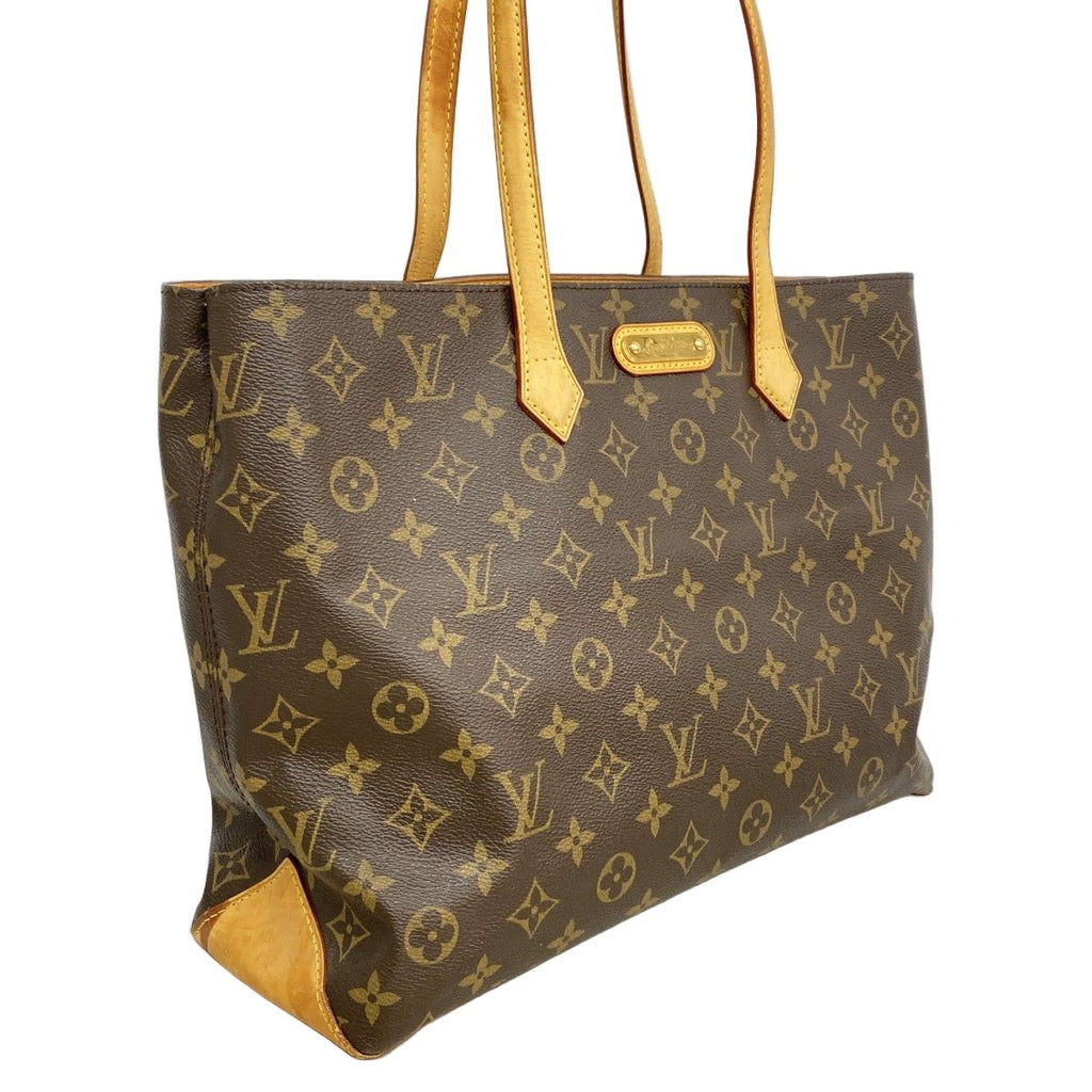 Louis Vuitton Tote Monogram Wilshire MM Brown — view 2