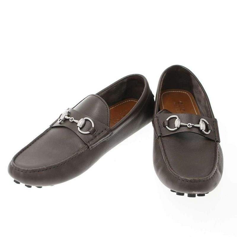 Gucci Horsebit Driving Shoes Loafers Brown 6