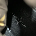 Louis Vuitton Pillow Line Monogram Boots Short Shoes Nylon Black Brown — view 7