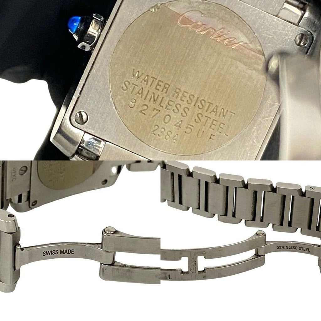 Cartier with Case Tank Francaise Stainless Steel Quartz Watch Silver — view 4