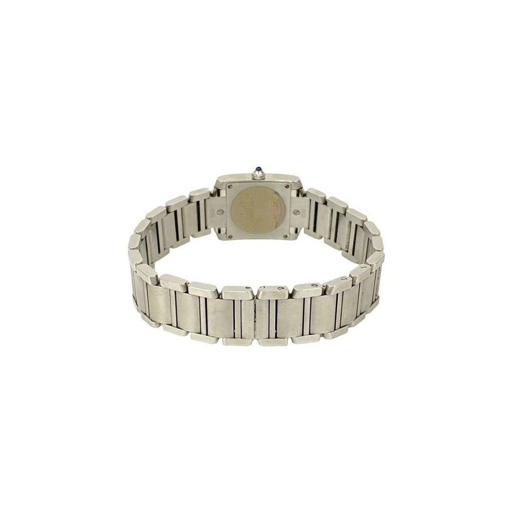 Cartier with Case Tank Francaise Stainless Steel Quartz Watch Silver — view 8