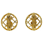Chanel Logo Vintage Gold Plated 16.4 g Earrings — view 2